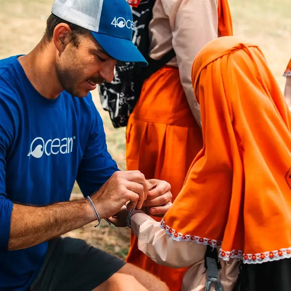 4ocean team working with Bali local youth