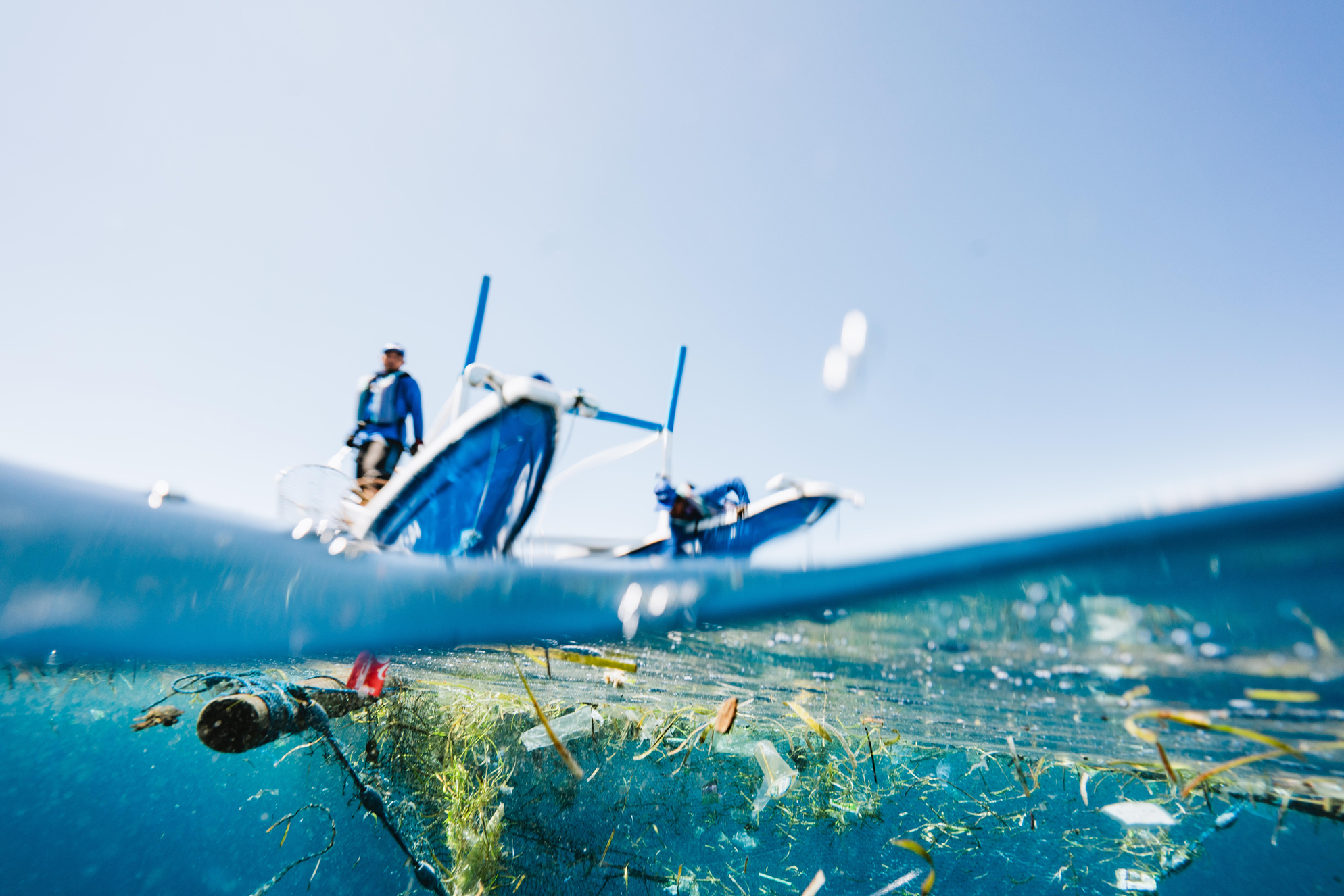 ocean clean up in action